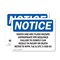 Signmission Shock And Arc Flash Hazard Appropriate PPE OSHA Notice Sign, Vinyl Decal, 10in W x 7in L, 2PK OS-2PACK-NS-D-710-L-18306 - alternate 1